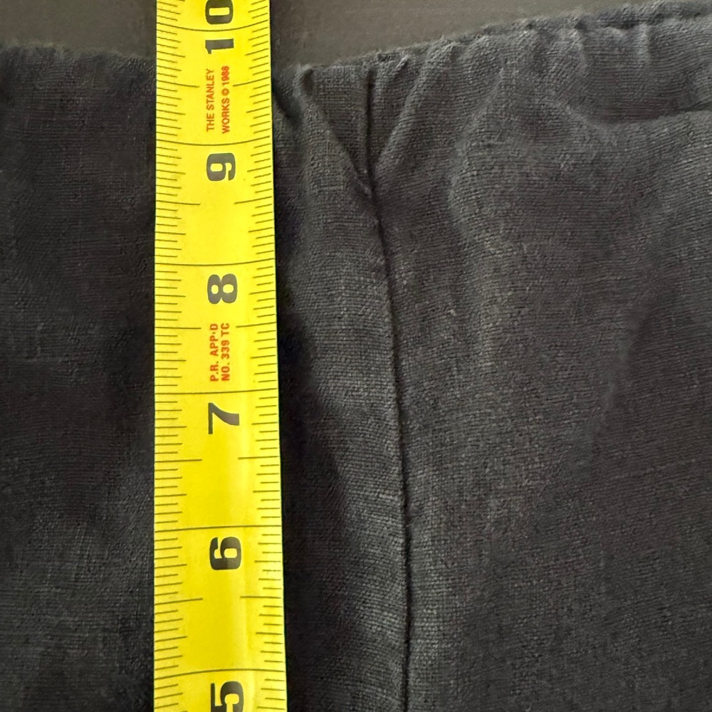 Pure Jill J Jill 100% Linen Slim Crop Pants Womens Small Petite Minimalist - Picture 7 of 11